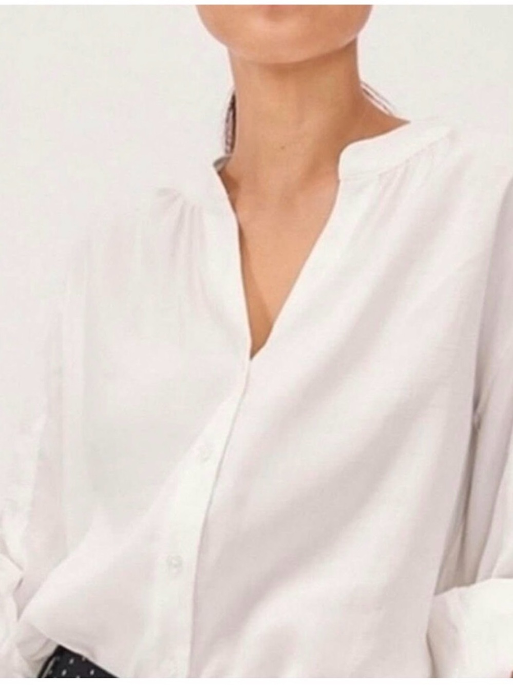 Cabi Lyric Blouse white size small style #6500